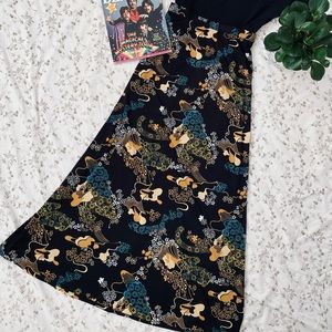 vintage 1970's maxi skirt